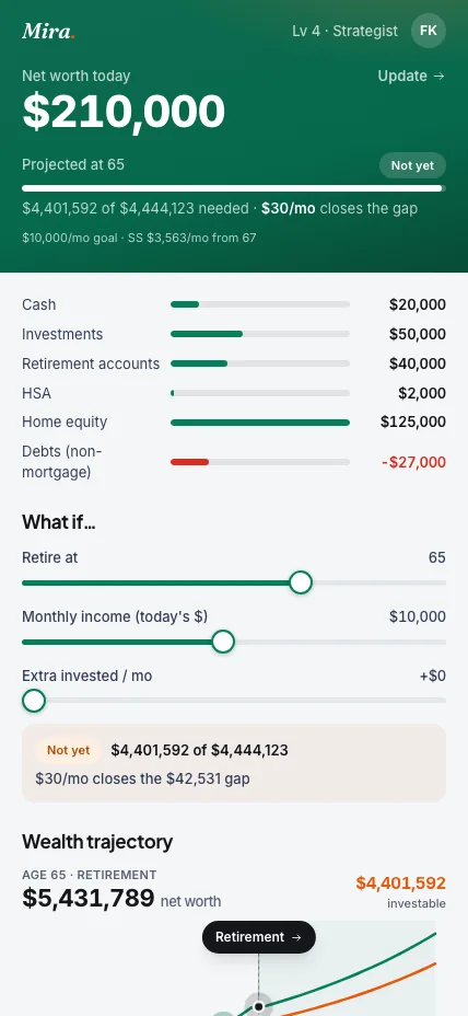 Wealth & Retirement Advisor Engine